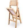 Lot de 2 chaises de salle à manger en rotin Canage et bois - Umbra image 7