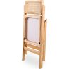 Lot de 2 chaises de salle à manger en rotin Canage et bois - Umbra image 7