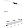 Lampe Suspendue Barre Horizontale LED - Newa image 7
