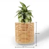 Pot de Sol Rond - Style Boho - 28 CM - Laers image 7