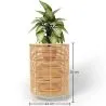 Pot de Sol Rond - Style Boho - 28 CM - Laers image 7