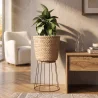 Pot de Sol Rond - Style Boho - 65 CM - Firna image 7