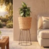 Pot de Sol Rond - Style Boho - 65 CM - Firna image 7