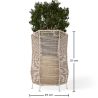 Pot de Sol Rond - Style Boho - Bohemian image 7