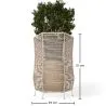Pot de Sol Rond - Style Boho - Bohemian image 7