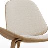 Fauteuil design - Fauteuil scandinave - Revêtement en Boucle - Lucy image 7