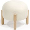 Tabouret Bas Rembourré en Bouclé - Curve image 7