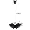 Lampe Suspendue - 2 Spots LED - Dual image 7