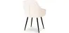 Chaise de salle à manger avec accoudoirs - Rembourrée en Bouclé Premium - Alene image 7