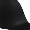 Chaise de bureau avec accoudoirs - Chaise de bureau à roulettes - Structure noire Denisse image 7