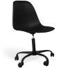 Chaise de bureau avec accoudoirs - Chaise de bureau à roulettes - Structure noire Denisse image 7