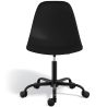 Chaise de bureau avec accoudoirs - Chaise de bureau à roulettes - Structure noire Denisse image 7
