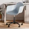 Chaise de bureau avec accoudoirs - Chaise de bureau avec roulettes - Structure noire Weston image 7