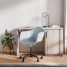 Chaise de bureau avec accoudoirs - Chaise de bureau avec roulettes - Structure noire Weston image 7