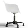 Chaise de bureau avec accoudoirs - Chaise de bureau avec roulettes - Structure noire Weston image 7