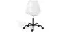 Chaise de bureau avec roulettes - Chaise de bureau pivotante - Structure noire Tulip image 7