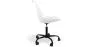 Chaise de bureau avec roulettes - Chaise de bureau pivotante - Structure noire Tulip image 7