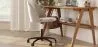 Chaise de Bureau Rembourrée - Velours - Evelyne image 7