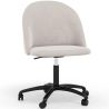 Chaise de Bureau Rembourrée - Velours - Evelyne image 7