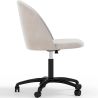 Chaise de Bureau Rembourrée - Velours - Evelyne image 7