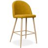 Tabouret tapissé en tissu - design scandinave - 66cm - Evelyne image 7