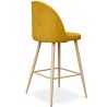 Tabouret tapissé en tissu - design scandinave - 66cm - Evelyne image 7