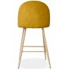 Tabouret tapissé en tissu - design scandinave - 66cm - Evelyne image 7
