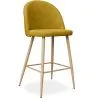 Tabouret tapissé en tissu - design scandinave - 66cm - Evelyne image 7