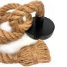 Câble en Corde pour Lampe Suspendue - Style Boho Industriel - Bamba image 7