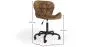 Chaise de bureau vintage - Cuir végétalien - Delare image 7