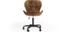 Chaise de bureau vintage - Cuir végétalien - Delare image 7