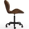 Chaise de bureau vintage - Cuir végétalien - Delare image 7
