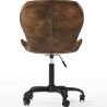 Chaise de bureau vintage - Cuir végétalien - Delare image 7