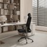 Chaise de bureau ergonomique avec roulettes et accoudoirs - Pebbles image 7