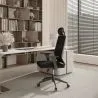 Chaise de bureau ergonomique avec roulettes et accoudoirs - Pebbles image 7