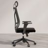 Chaise de bureau ergonomique avec roulettes et accoudoirs - Pebbles image 7