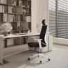 Chaise de bureau ergonomique avec roulettes et accoudoirs - Ergal image 7