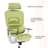 Chaise de bureau ergonomique avec roulettes et accoudoirs - Keys image 7