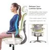 Chaise de bureau ergonomique avec roulettes et accoudoirs - Keys image 7