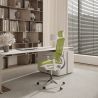 Chaise de bureau ergonomique avec roulettes et accoudoirs - Keys image 7