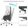 Chaise de bureau ergonomique avec roulettes et accoudoirs - Series image 7