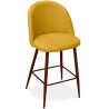 Tabouret rembourré en tissu - Design scandinave - 66cm- Evelyne image 7
