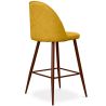 Tabouret rembourré en tissu - Design scandinave - 66cm- Evelyne image 7