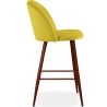 Tabouret tapissé en velours - Design scandinave - 66cm - Evelyne image 7