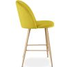 Tabouret tapissé en velours - Design scandinave - 66cm - Evelyne image 7