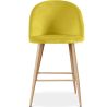 Tabouret tapissé en velours - Design scandinave - 66cm - Evelyne image 7