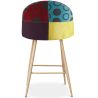 Tabouret Rembourré en Patchwork - Style Scandinave - 66cm - Evelyne image 7
