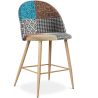 Tabouret Rembourré en Patchwork - Style Scandinave - 66cm -  Evelyne  image 7