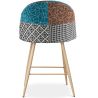 Tabouret Rembourré en Patchwork - Style Scandinave - 66cm -  Evelyne  image 7