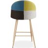 Tabouret Rembourré en Patchwork - Style Scandinave - 66cm - Evelyne image 7